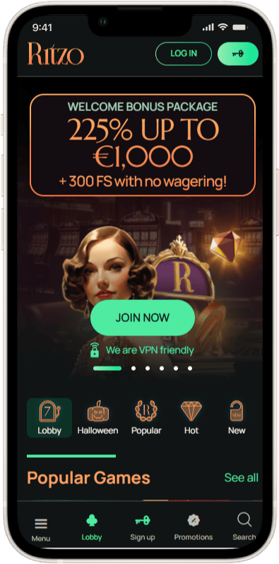Κορυφαίο ελληνικό καζίνο Ritzo